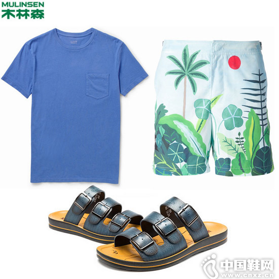 男生也要露!夏日短裤趣搭木林森户外凉拖鞋
