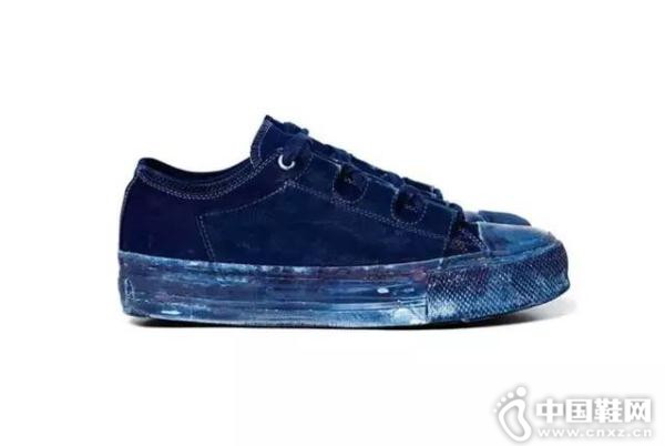 Needles Asymmetric Sneaker Ghillie/Indigo