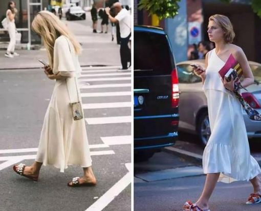 女生在夏天适合穿欧美,有v女生的?身材鞋子好女生图片